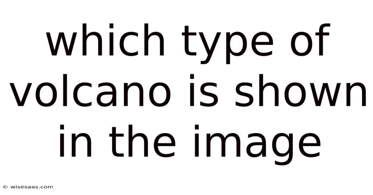Which Type Of Volcano Is Shown In The Image